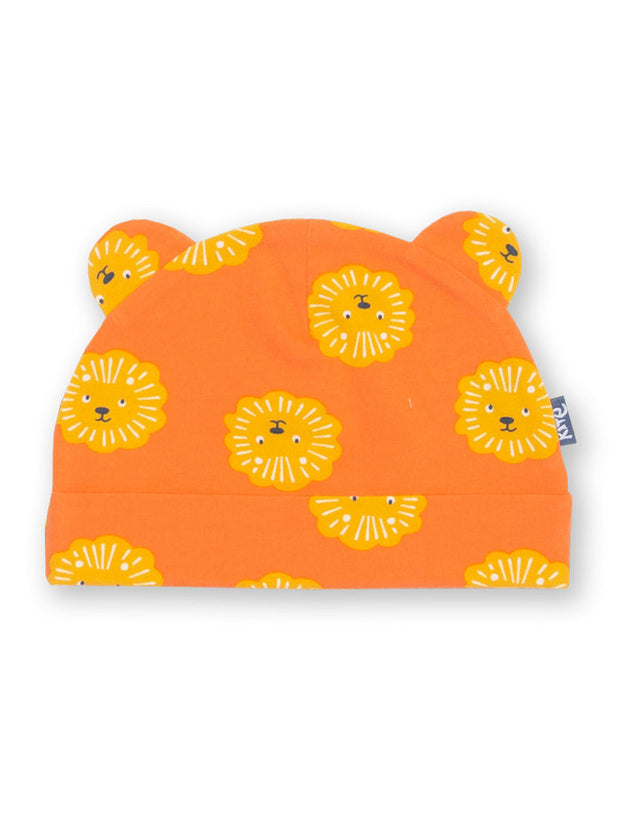 Kite - Baby organic cotton lionheart hat orange - Single jersey