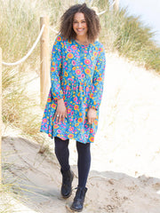 Kite - Womens organic cotton Harbour jersey dress - Knee length