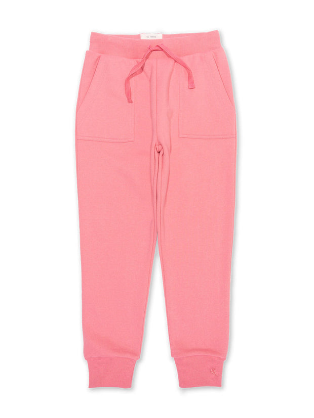 Kite - Girls organic cotton all day joggers pink - Elasticated waistband