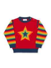 Kite - Boys organic cotton superstar jumper rainbow - Midweight knitwear