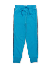 Kite - Boys organic cotton side stripe joggers blue - Elasticated waistband
