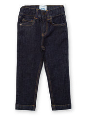 Kite - Boys organic cotton stretch denim jeans navy - Elasticated waistband