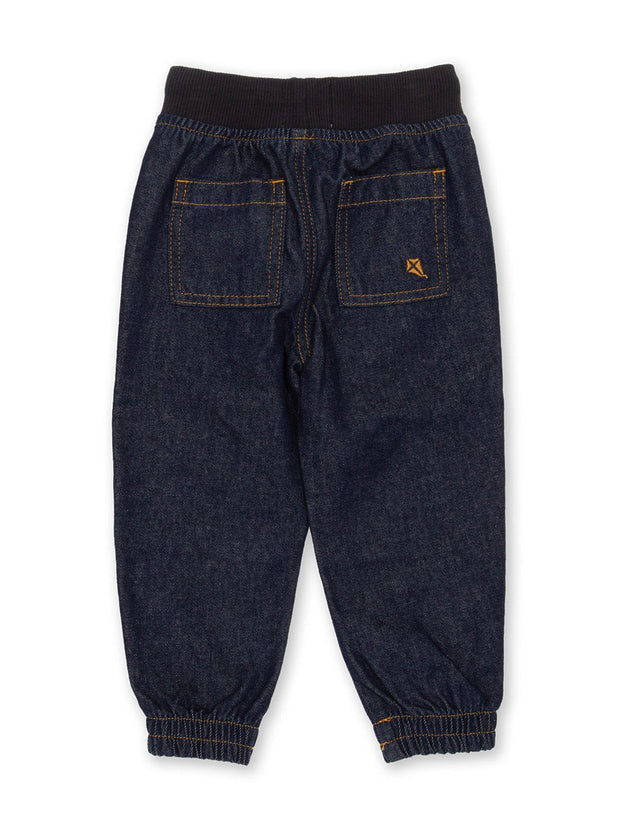 Denim joggers