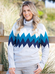 Kite - Womens organic cotton Bettiscombe knit jumper - Chunky knitwear