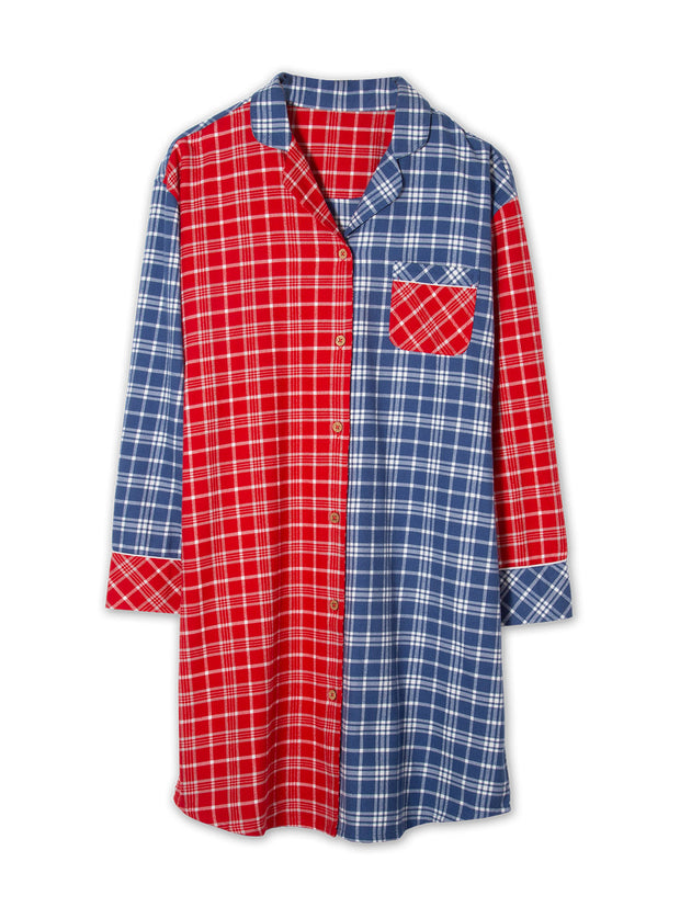 Cosmore flannel check nightshirt Kite Clothing