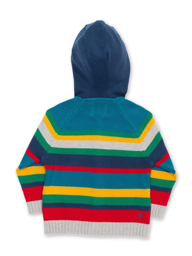 Kite rainbow knit hoody clearance