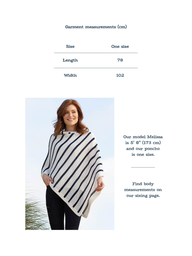 Hermitage knit poncho