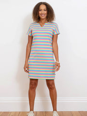 Alum jersey dress rainbow