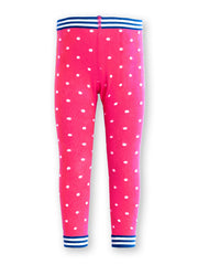 Little dot knit leggings