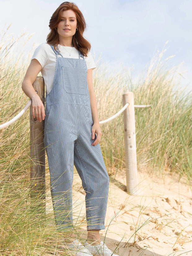 Rempstone ticking dungarees