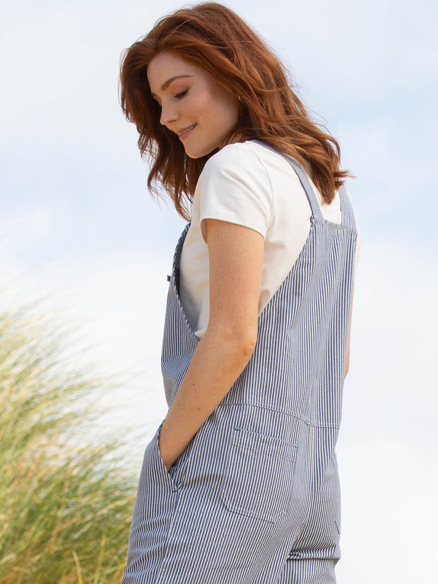 Rempstone ticking dungarees