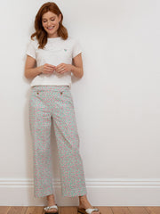 Fiddleford wide leg twill crops