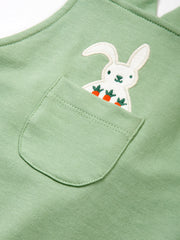 Baby bun dungarees