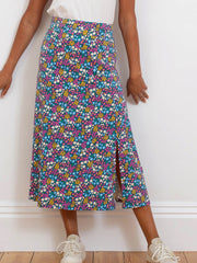 Middlemarsh jersey skirt flower patch