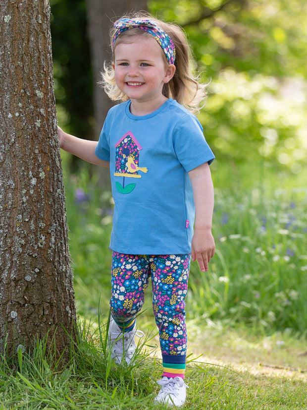 Flower patch leggings