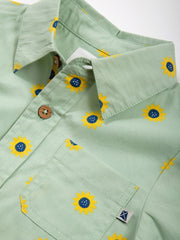 Sunflower dot shirt