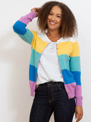 Sandecotes knit cardigan wide stripe