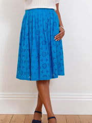 Chedington broderie skirt