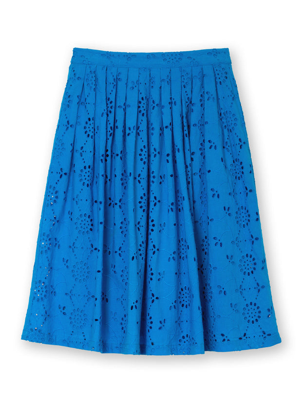 Chedington broderie skirt