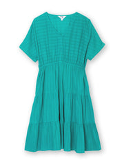 Pimperne jacquard stripe dress