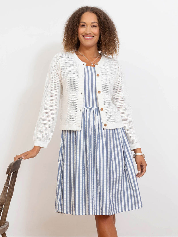 Chesil woven dress stripe