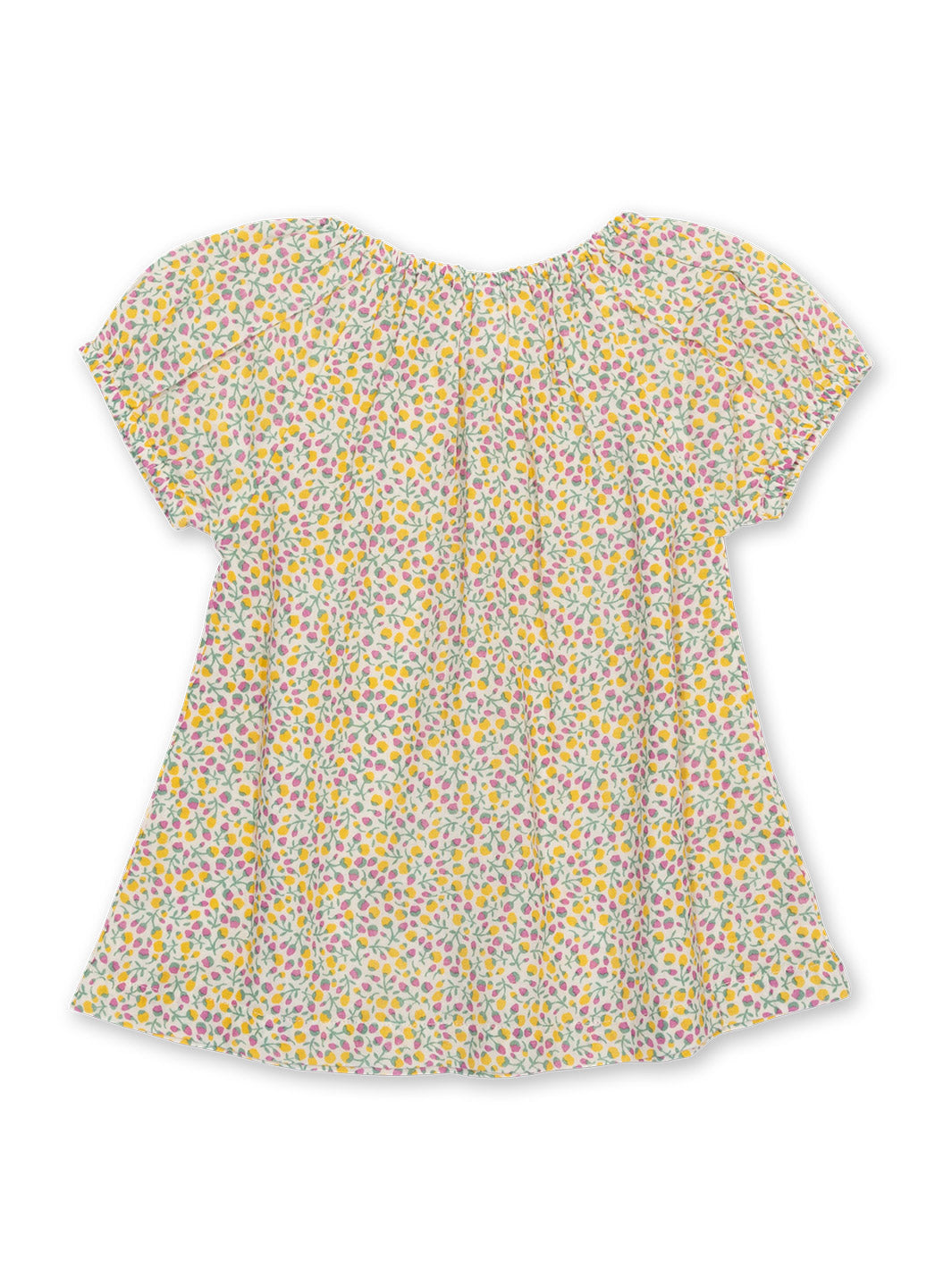 eLLa doby dot jacquard blouse