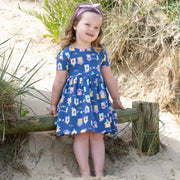 Girl in beach life dress